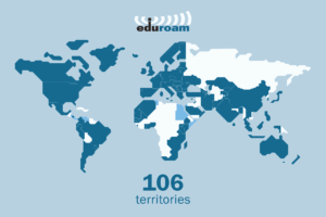 eduroam map January 2026